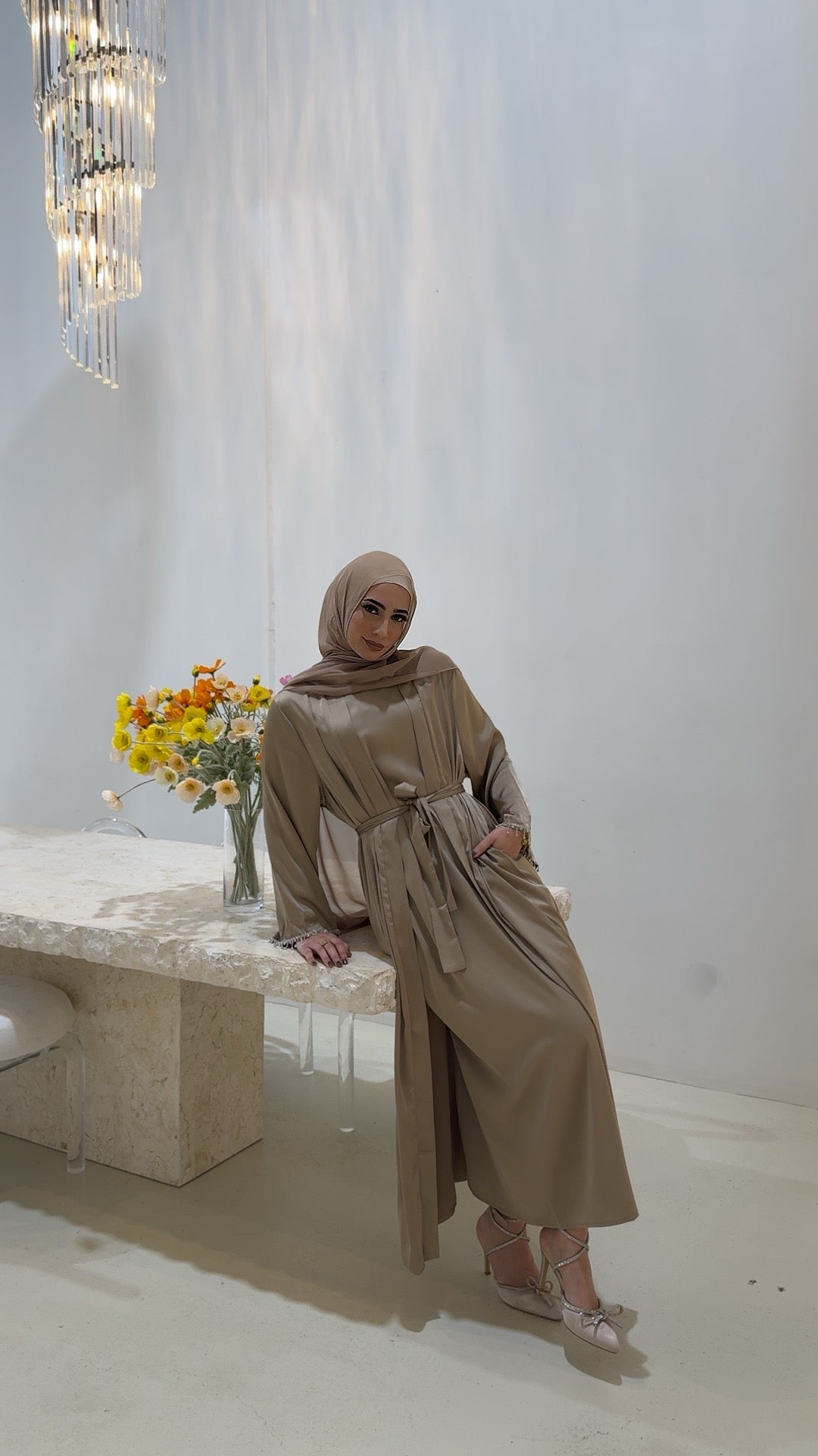 Gem 3 Piece Abaya